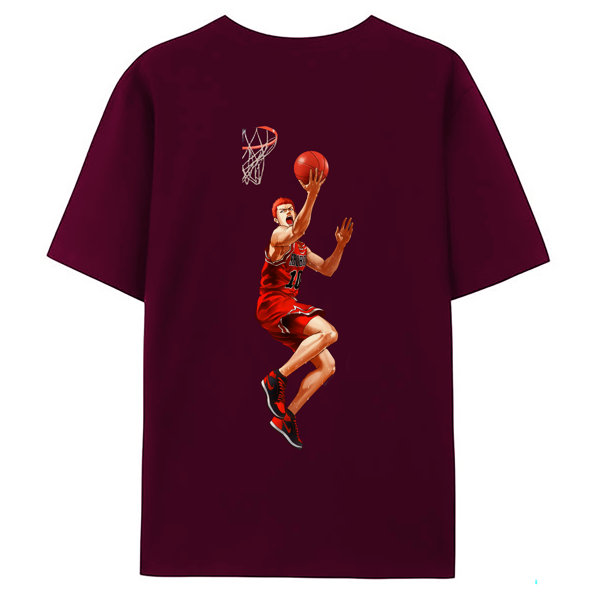 （画像用） SLAM DUNK／スラムダンク レディース半袖Tシャツ(バックプリント)